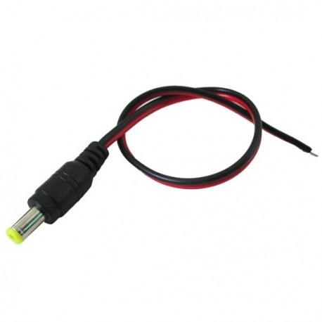 Cable Alimentation male Plug ,2.1*5.5, 20CM